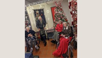 Getting into the festive spirit already at The Beeches care home